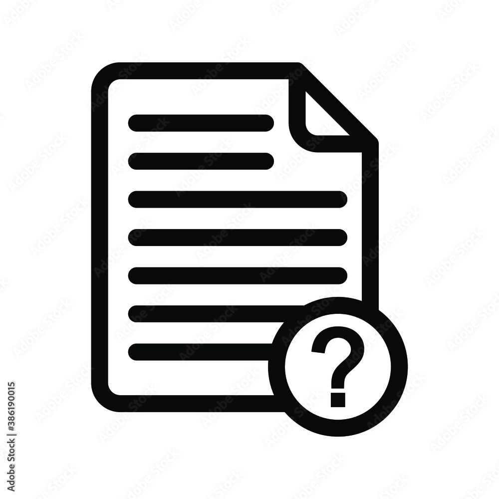 Poster document vector icon. file icon. illustration isolated for graphic and web design.