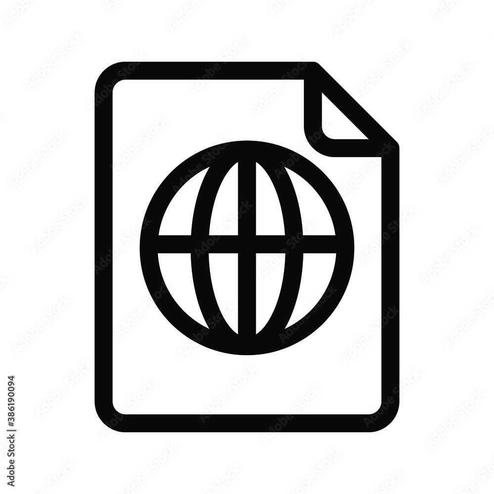 Poster document vector icon. file icon. illustration isolated for graphic and web design.
