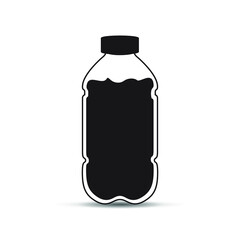 Bottle icon in trendy flat design. Eps10 vector illustration.
