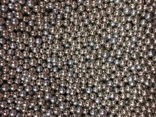 silver balls of candy background