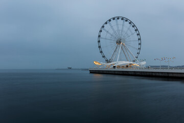 The Baku Ferris Wheel in Azerbaijan