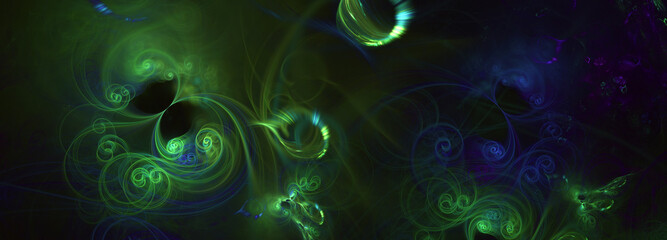 Colorful computer generated fractal abstract background