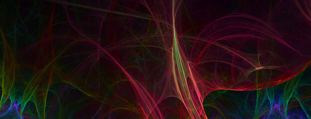 Computer generated fractal abstract background