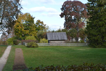 golden autumn in Pushkin places