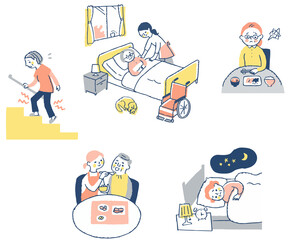 シニア　病気と介護　セット