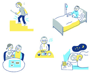 シニア　病気と介護　セット