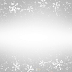 Abstract Backgrounds snow on gray backgrounds , illustration wallpaper
