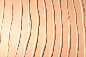 Liquid foundation texture. Make up for women. Top view.