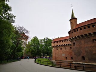 Obraz premium warm autumn day in Krakow