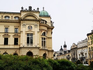 Obraz premium warm autumn day in Krakow