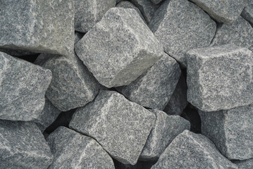 Blaue Pflastersteine als Hintergrundtextur