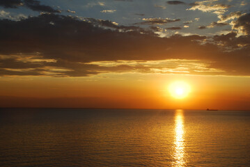 Sunset Arriving to Colonia, Uruguay Series