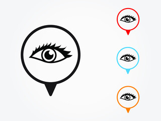 eye symbol vector