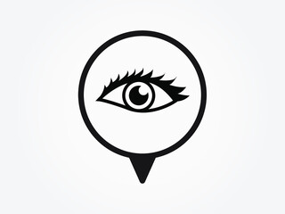 eye symbol vector