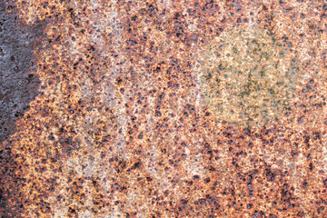 Old rusty metal. Metal corrosion.Rusty metal texture. 