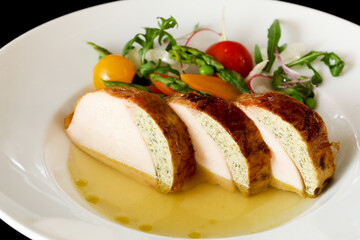 Flavored pork fillet.