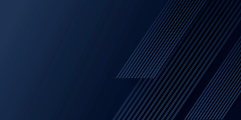 Obraz premium Dark navy blue abstract presentation background. Vector illustration design for presentation, banner, cover, web, flyer, card, poster, game, texture, slide, magazine, and powerpoint. 