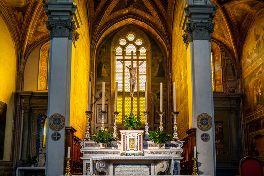 The San Domenico church in San Miniato