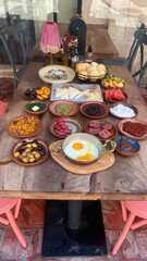 table setting in a restaurant