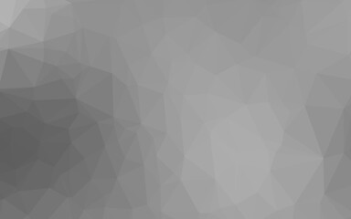 Fototapeta premium Light Silver, Gray vector shining triangular template.