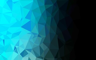 Obraz premium Light Blue, Green vector abstract polygonal texture.