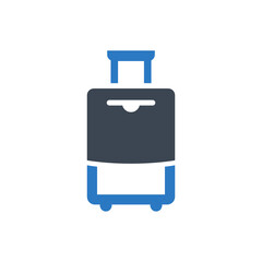 Travel baggage icon