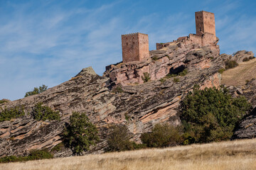 Zafra castle, 12th century, Campillo de Dueñas, Guadalajara, Spain