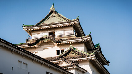 Fototapeta na wymiar Wakayama, a castle in the middle of the city