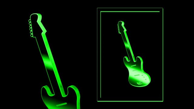 Instrumenty muzyczne - gitara elektryczna