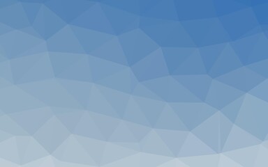 Light BLUE vector polygonal background.