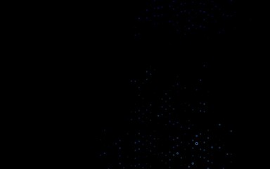 Dark BLUE vector backdrop with dots.