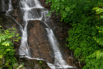Refreshing Woodfin Cascade Along the Blue Ridge Parkway
