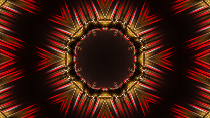 Abstract kaleidoscope background. Beautiful multicolor kaleidoscope texture. Unique kaleidoscope design.