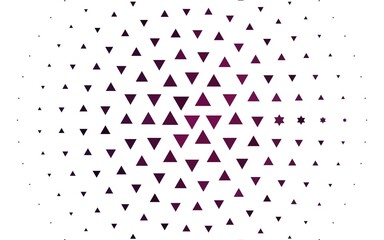 Light Pink vector pattern in polygonal style.