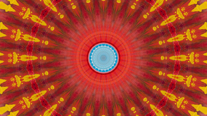 Abstract kaleidoscope background. Beautiful multicolor kaleidoscope texture. Unique kaleidoscope design.