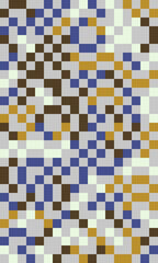 Mosaic Abstract Vector Pattern Design