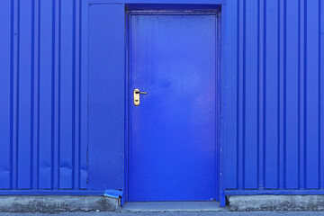 Blue door
