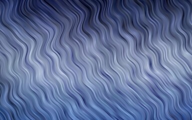 Fototapeta premium Light BLUE vector pattern with bubble shapes.