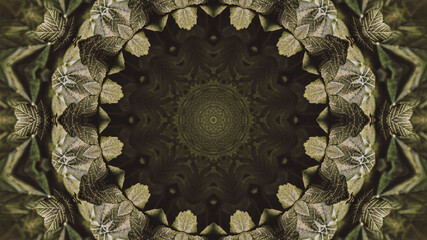 Abstract kaleidoscope background. Beautiful multicolor kaleidoscope texture. Unique kaleidoscope design.