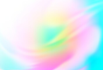 Light Multicolor, Rainbow vector blurred shine abstract background.