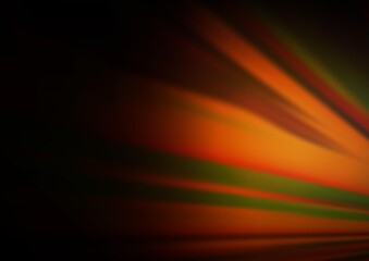 Fototapeta premium Dark Orange vector pattern with narrow lines.