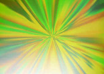 Obraz premium Light Green vector blurred bright template.