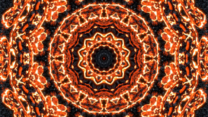 Abstract kaleidoscope background. Beautiful multicolor kaleidoscope texture. Unique kaleidoscope design.