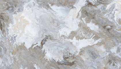Plakat Grey curly marble
