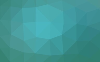 Light BLUE vector abstract mosaic background.
