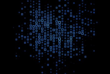 Dark BLUE vector background in polygonal style.