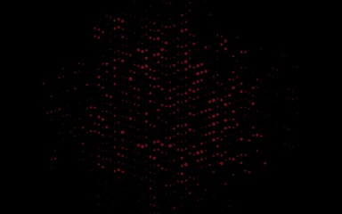 Light Pink vector pattern with spheres.