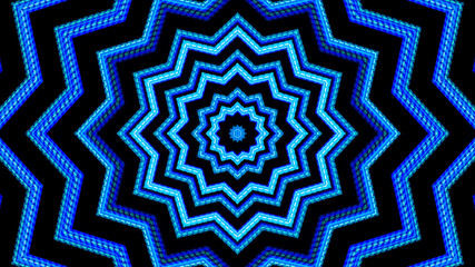 Abstract kaleidoscope background. Beautiful multicolor kaleidoscope texture. Unique kaleidoscope design.