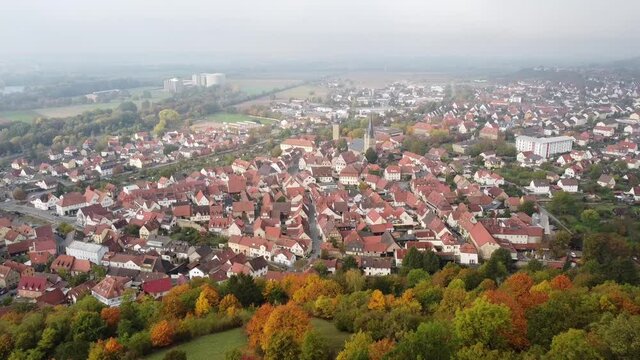 Zeil am Main in Unterfranken, Deutschland