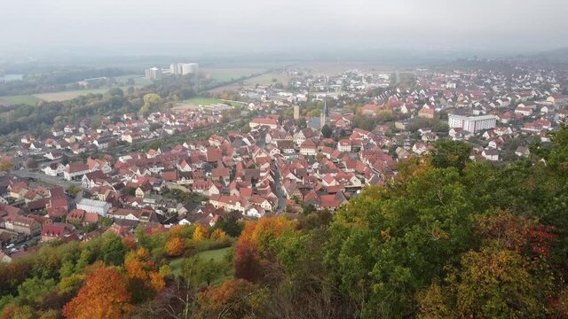Zeil am Main im Herbst, Unterfranken